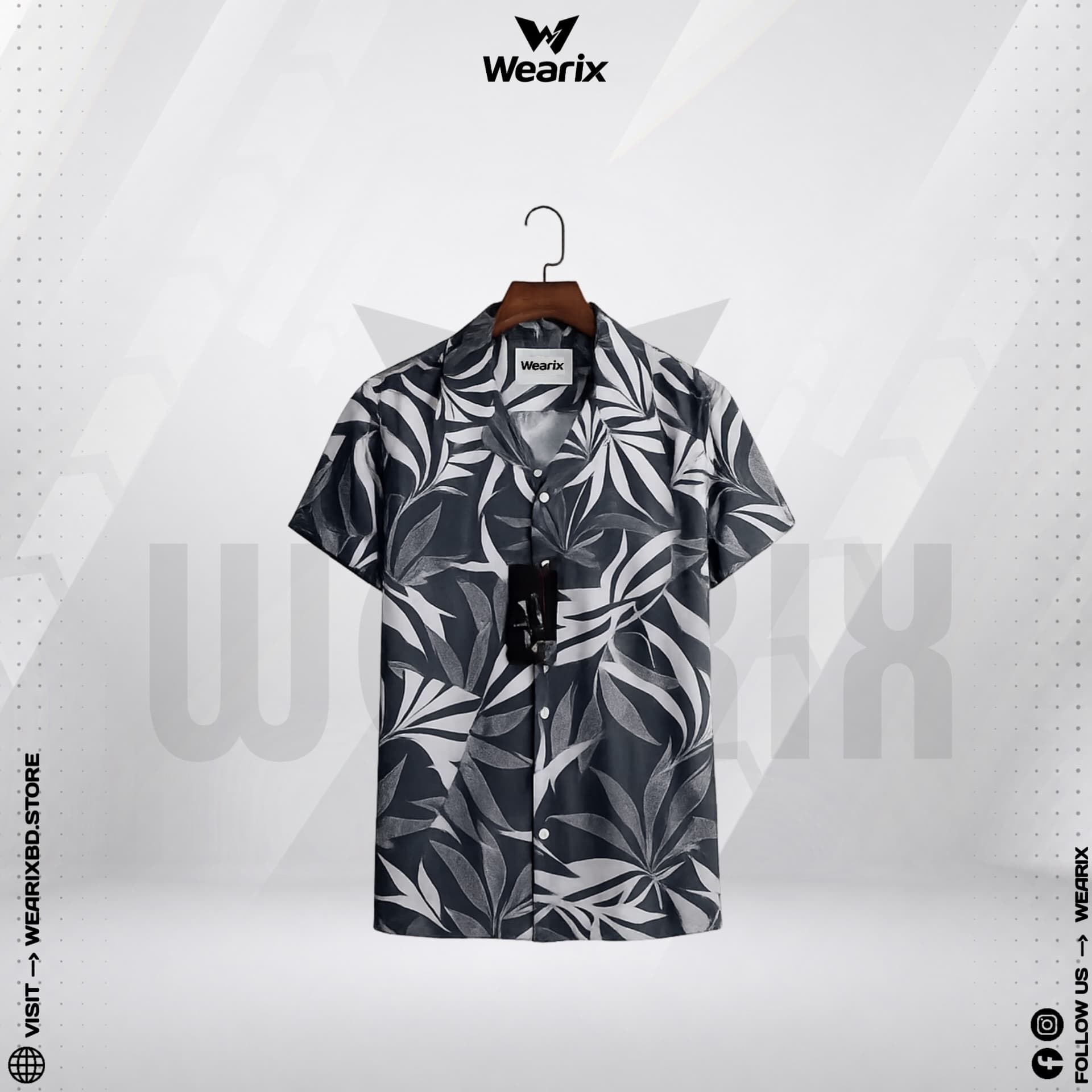 Premium Short Sleeve Cubal Collar Shirt